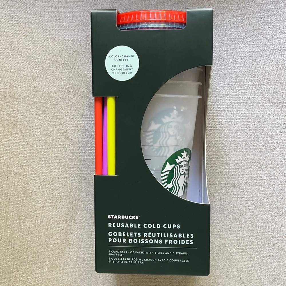STARBUCKS Color-Change Confetti